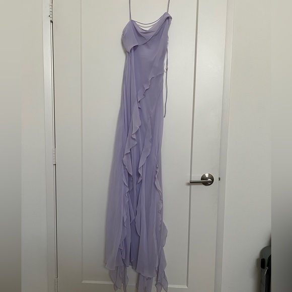 Mango Lavender Ruffle Dress - Picture 5 of 7